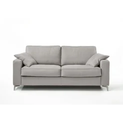 Canapé convertible express Gris Clair 3 places CARLA