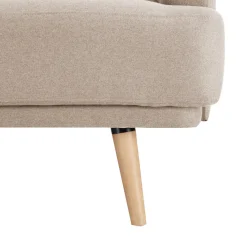 Canapé convertible Jack 3 places Beige