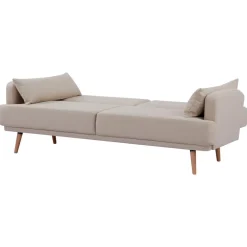 Canapé convertible Jack 3 places Beige