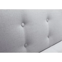 Canapé Convertible Tissu Gris AZING