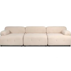 Canapé design modulable Hollywood Tissu bouclette Beige