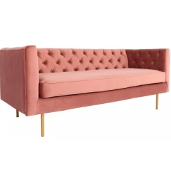 Canapé en Velours Rose 3 places SEE LY