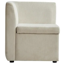 Canapé modulable VARDE design scandinave en velours côtelé avec mousse de densité supérie