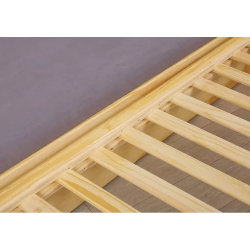 Canapé multifonction 90x200 bois naturel LORA
