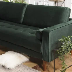 Canapé NOE 3 Places MADRID Vert Bouteille