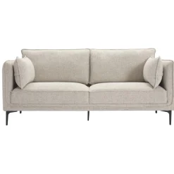 Canape 3 places en Metal gris