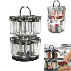 Carrousel 2 etages 16 pots couvercle plastique HALLIE