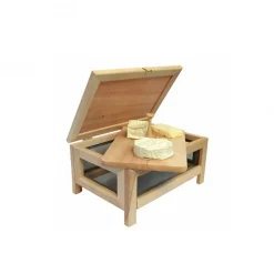 Cave a fromage avec plateau service bois ABILENE