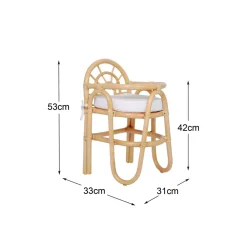 Cette chaise confortable et sécurisée design attrayant