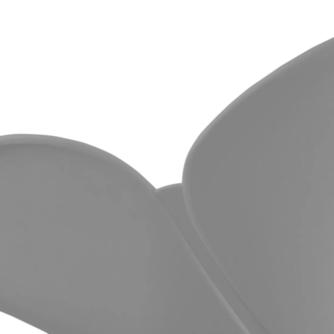 Chaise avec accoudoirs 'APODIS' grise en matière plastique