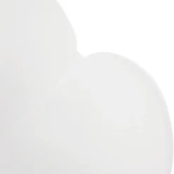 Chaise avec accoudoirs 'APODIS' blanche en matière plastique