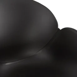 Chaise avec accoudoirs 'APODIS' noire en matière plastique