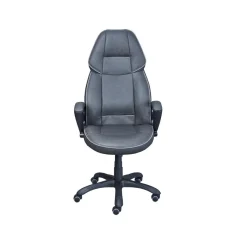 Chaise de Bureau à Hauteur Réglable Noir et Gris