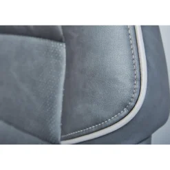 Chaise de Bureau à Hauteur Réglable Noir et Gris