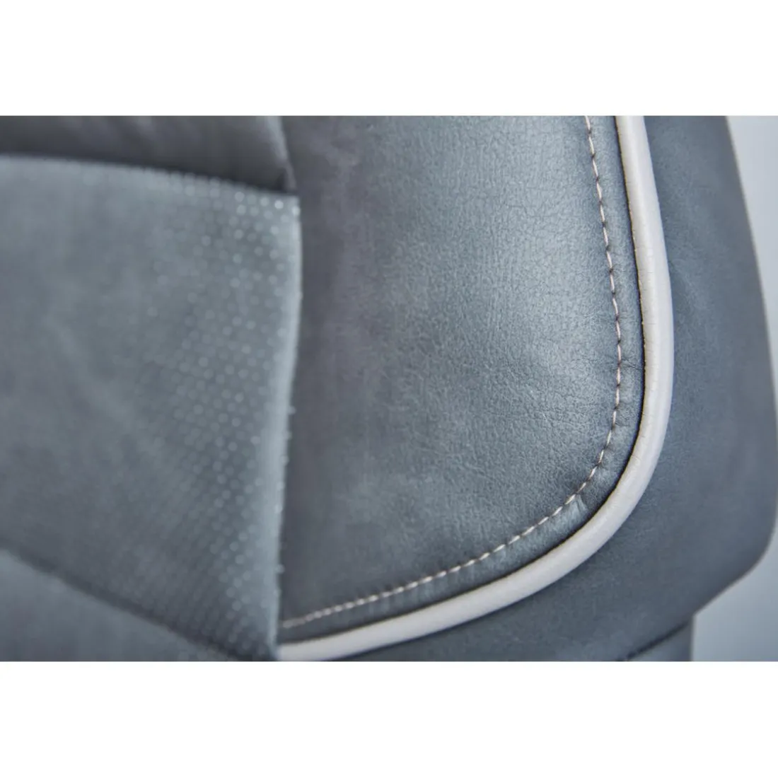 Chaise de Bureau à Hauteur Réglable Noir et Gris