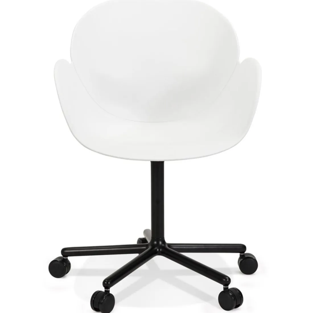 Chaise de bureau avec accoudoirs 'ORION' blanche