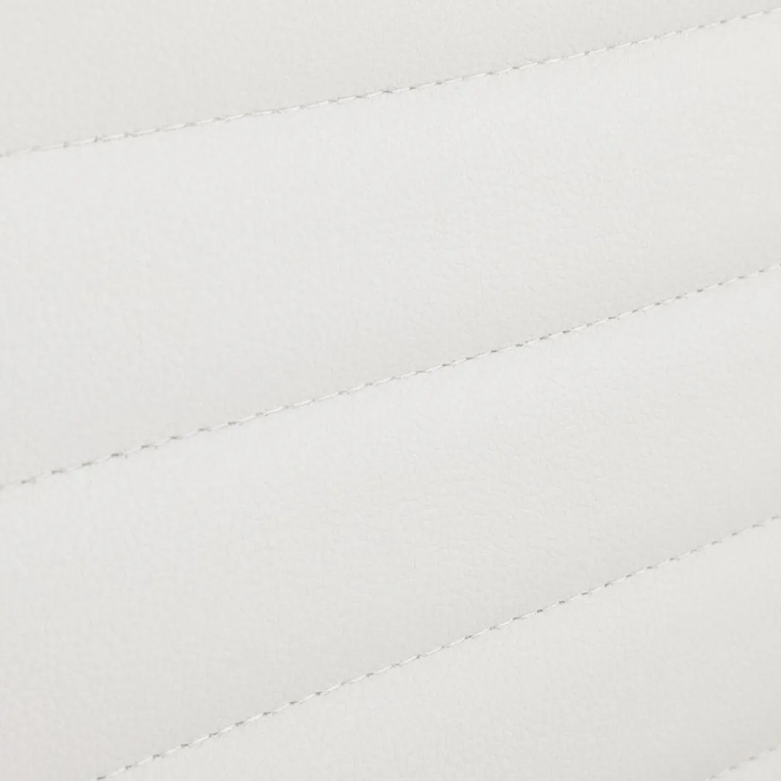 Chaise de Bureau blanc et chromé CHARMO