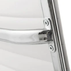 Chaise de Bureau blanc et chromé CHARMO
