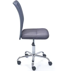 Chaise de bureau enfant à roulettes Gris DUTEL