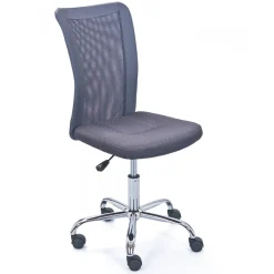 Chaise de bureau enfant à roulettes Gris DUTEL