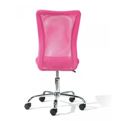 Chaise de bureau enfant à roulettes Rose DUTEL