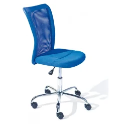 Chaise de bureau enfant à roulettes Bleu DUTEL
