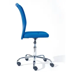 Chaise de bureau enfant à roulettes Bleu DUTEL