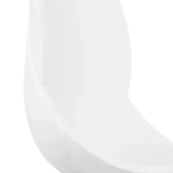 Chaise de bureau 'NADIA' blanche sur roulettes