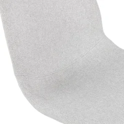 Chaise de bureau 'TAVIRA' en tissu gris clair