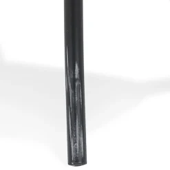 Chaise de cuisine 'RANCH' en bois finition Noyer effet vieilli noir