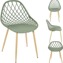 Chaise de Jardin Croisillons Vert