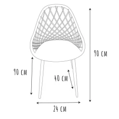 Chaise de Jardin Croisillons Vert