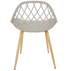 Chaise de Jardin Croisillons Taupe