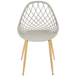 Chaise de Jardin Croisillons Taupe