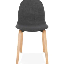 Chaise de salle à manger 'CELTIK' en tissu gris style scandinave