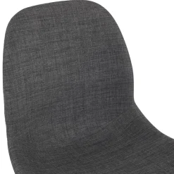 Chaise de salle à manger 'CELTIK' en tissu gris style scandinave