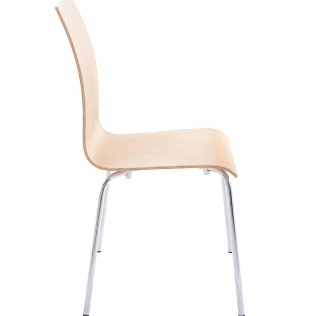 Chaise de salle à manger design 'ESPERA' en bois finition naturelle