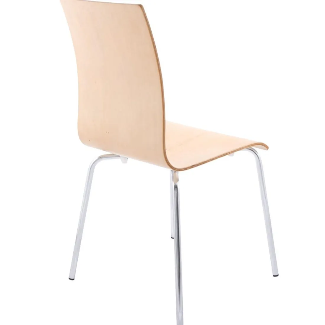 Chaise de salle à manger design 'ESPERA' en bois finition naturelle