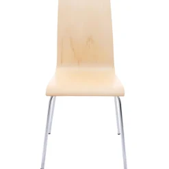 Chaise de salle à manger design 'ESPERA' en bois finition naturelle