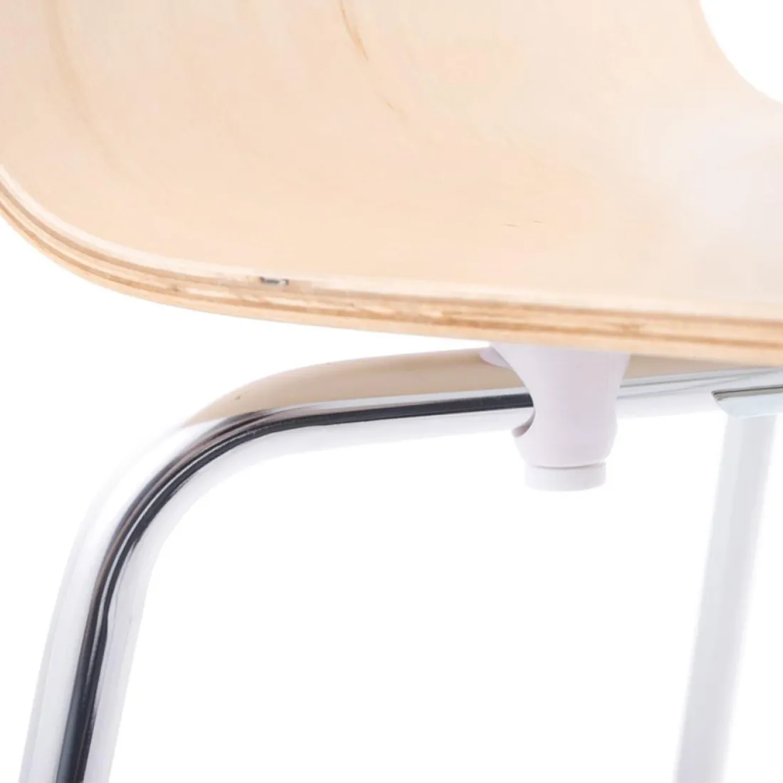 Chaise de salle à manger design 'ESPERA' en bois finition naturelle