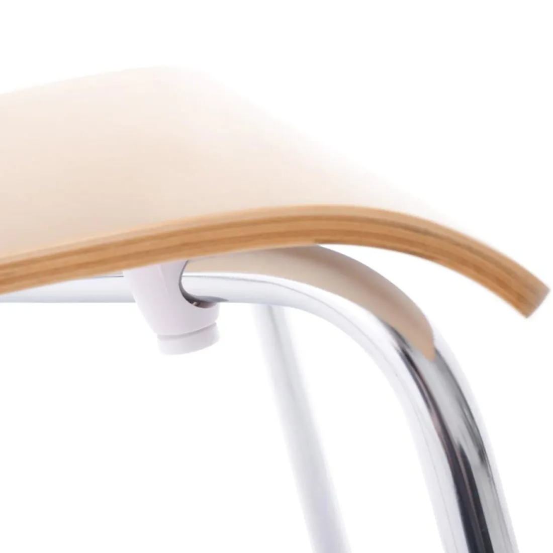 Chaise de salle à manger design 'ESPERA' en bois finition naturelle