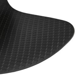 Chaise design de bureau 'EVORA' noire sur roulettes