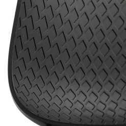 Chaise design de bureau 'EVORA' noire sur roulettes