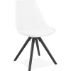 Chaise design 'PIPA' blanche
