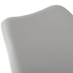 Chaise design 'PIPA' grise