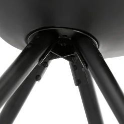 Chaise design 'PIPA' noire