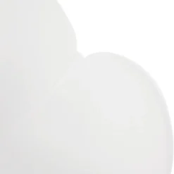 Chaise design scandinave 'PICATA' blanche avec pieds en bois