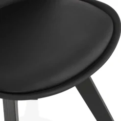 Chaise design 'TAPAS' noire