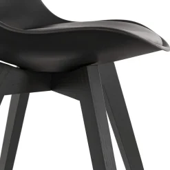 Chaise design 'TAPAS' noire