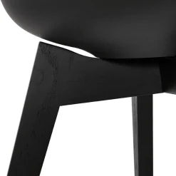 Chaise design 'TAPAS' noire